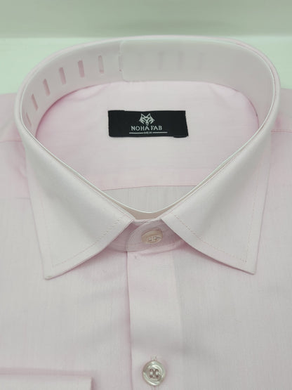 NOHAFAB Baby Pink Shirt | Formal & Party Wear | Regular Slimfit.